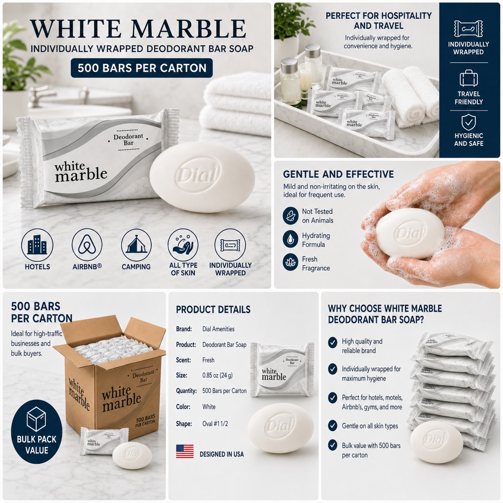 DIA00194A White Marble 500 bars product details