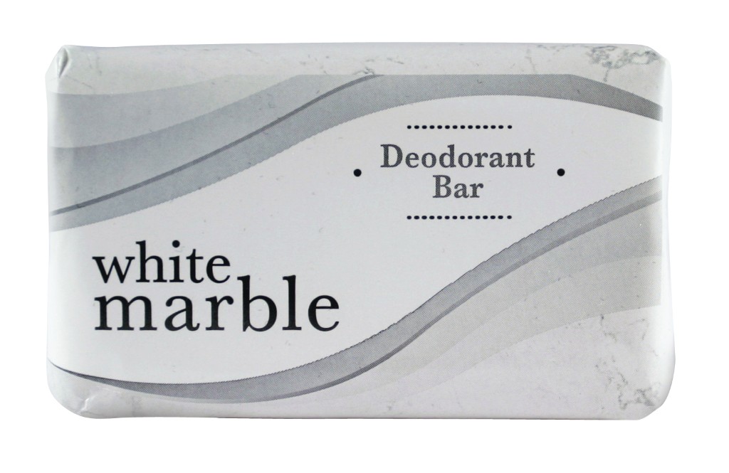 DIA00197A wrapped White Marble deodorant bar